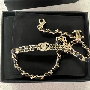 Chanel Leather Chain Chocker 2022